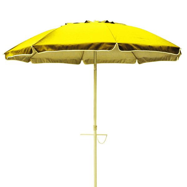 beachcomber patio umbrella 210cm Beach - Turquoise Tilt mechanism 8 Sturdy fiberglass ribs Rust Martha Stewart Living Beachcomber Stripe