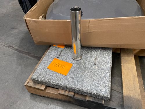 Base Sunranger Granite Square 35kg fits 38mm or 48mm dia - SECONDS