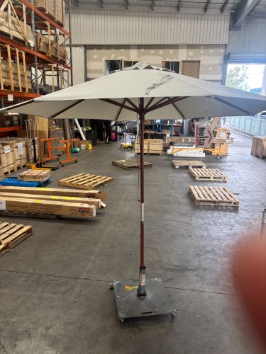 Shelta Como 2.7m Octagonal Umbrella - French Grey Ex DISPLAY