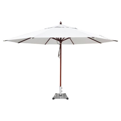 Shelta Seville 4.0m Octagonal - Beech frame. Canopy: Olefin - White - 1 ONLY