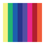 Beachkit Rainbow Beach Umbrella Colour