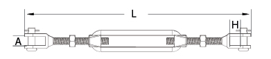 Jaw Jaw Turnbuckle Technical Specifications Jaw Jaw Turnbuckle Technical Specifications