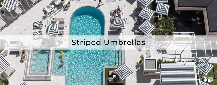 Striped Umbrellas