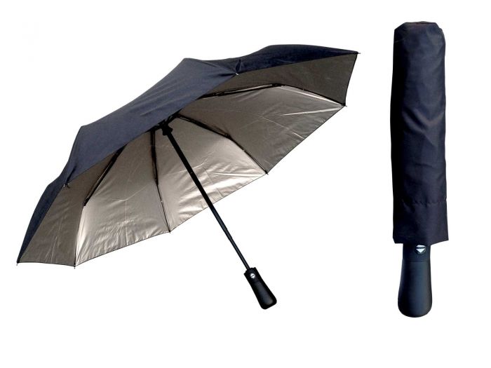 LANBRELLA Umbrella Windproof Travel Umbrella Compact Folding Inverted Umbrella Auto Open Close 