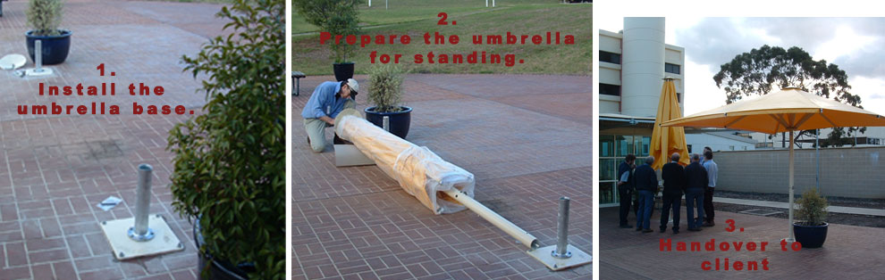 Installing a Commercial Umbrella